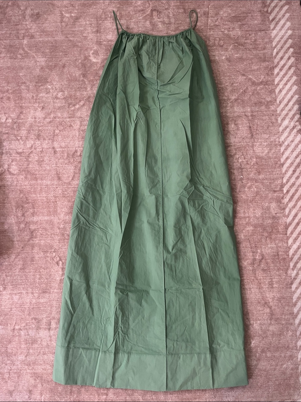 By Malene Birger Olive Green Maxi Slip Dress